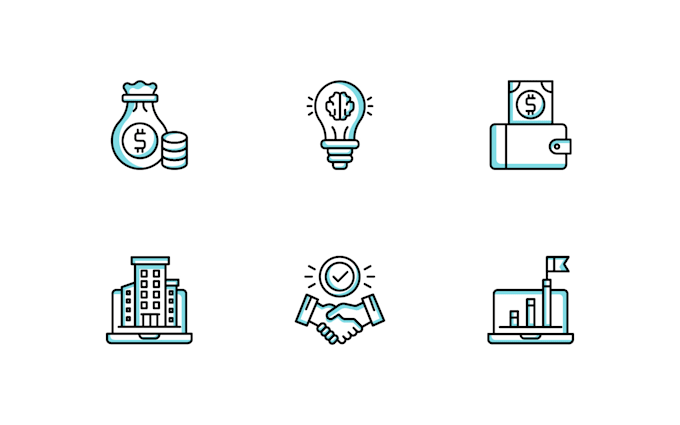 Create custom icons design for your website and app by Iconbrainy | Fiverr