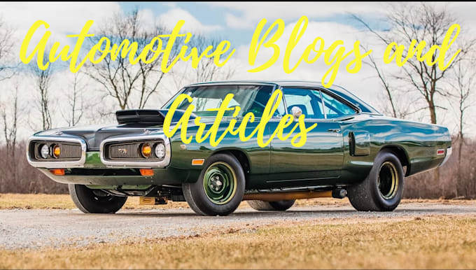 be your expert SEO automobile article writer