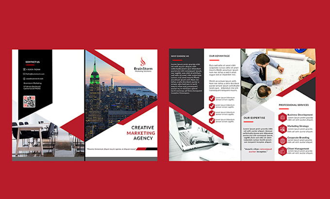 make flyer design, bifold, trifold, brochure design