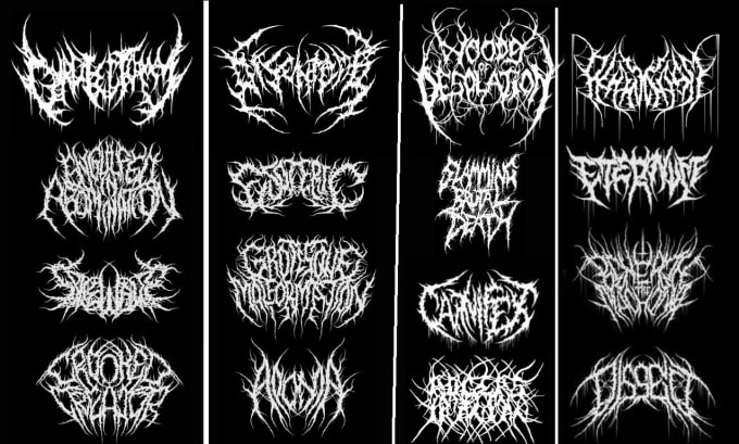 Design your black, slamming, brutal, death metal band logo in 24 hours ...