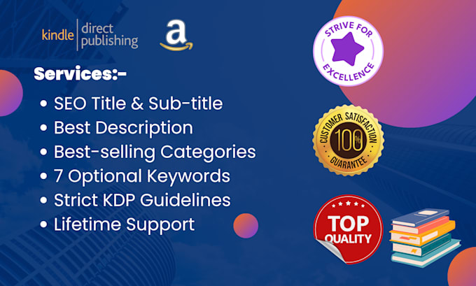 upload and publish your book professionally on amazon KDP kindle