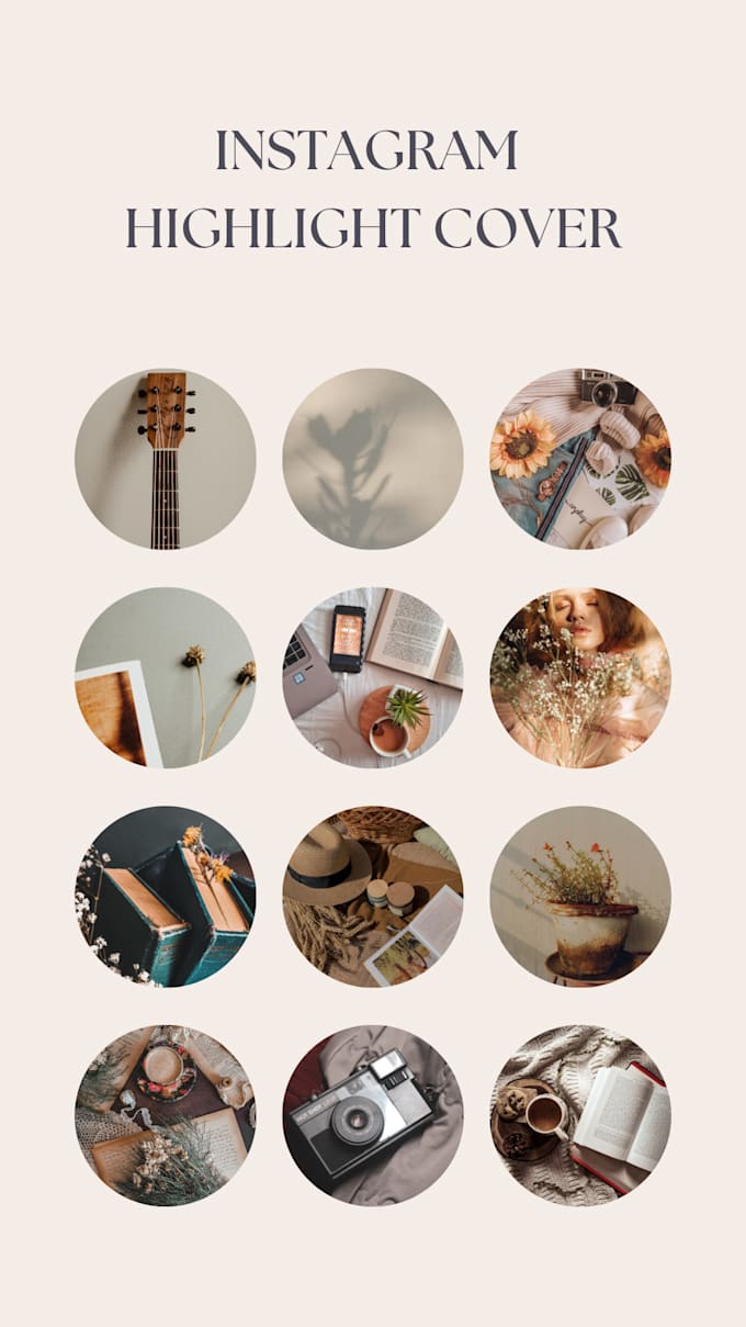 create instagram story highlight icon cover in 6 hours