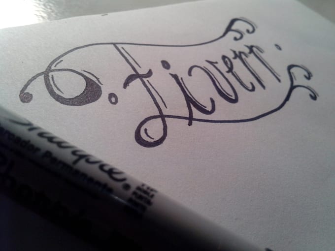 write anything in my tattoo style, and quick