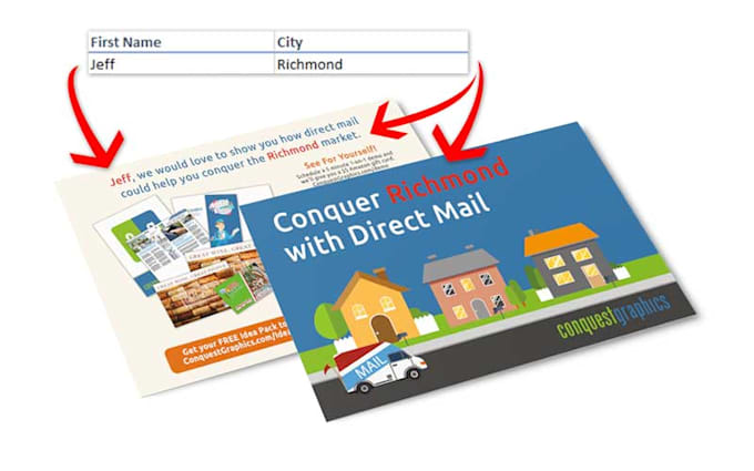 do variable data for eddm and postcard printing jobs