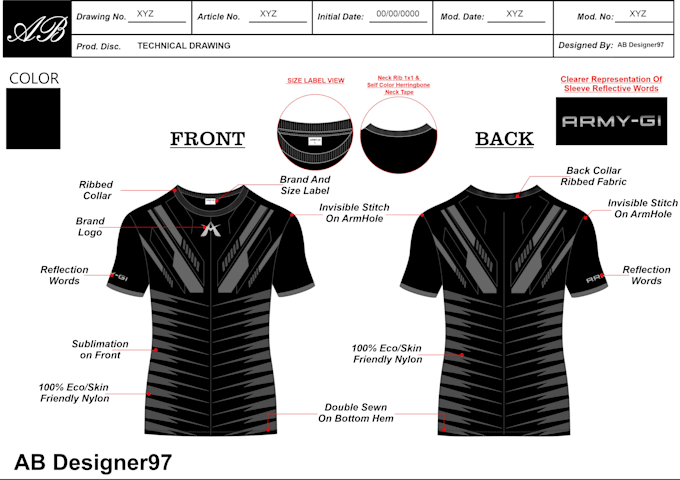 create clothing techpack, apparel design and hoodie design