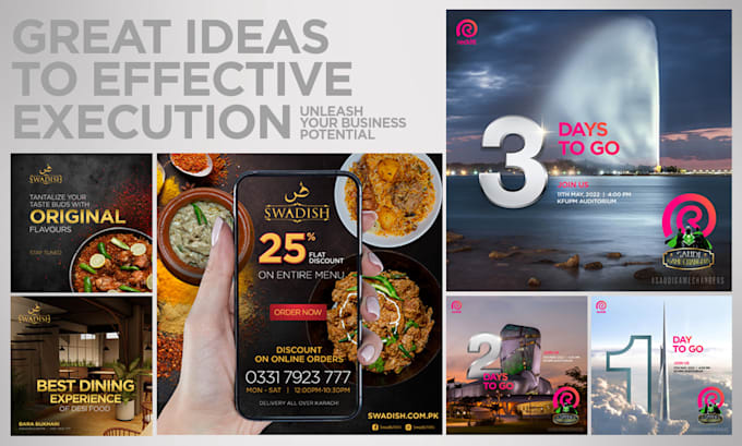 Create captivating social media posts designs by Naveed1977 | Fiverr