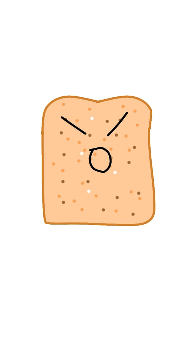 Make a cute emoji of yummy bread by Kaf10fiverr Fiverr