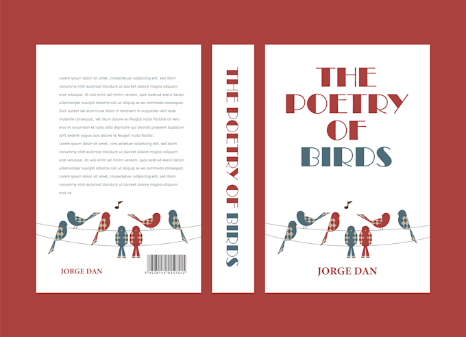 create artistic poetry and novel book cover