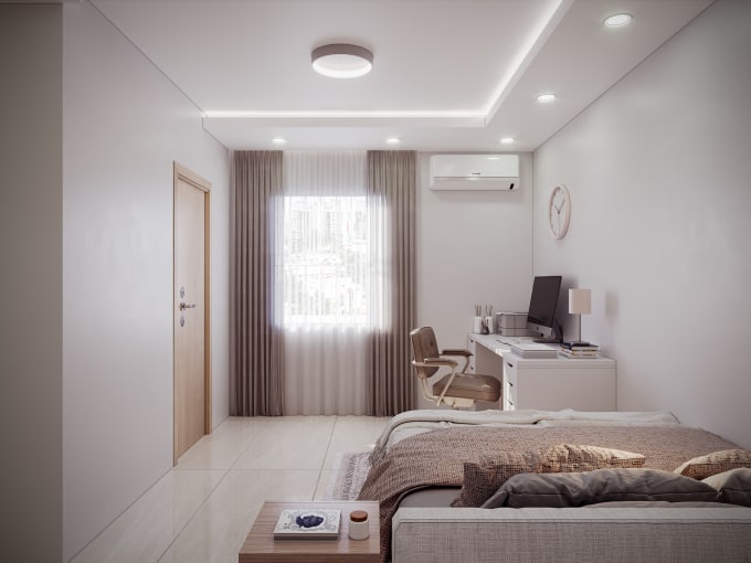 create 3d interior photorealistic render