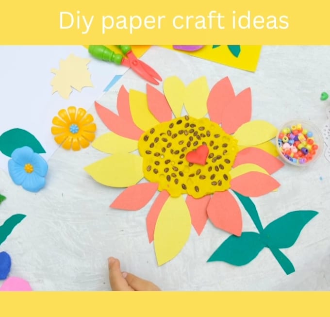 make creative diy paper art and craft vedios for youtube