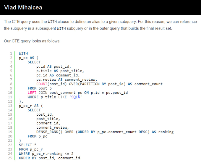 write complex sql quires and stored procedures for you