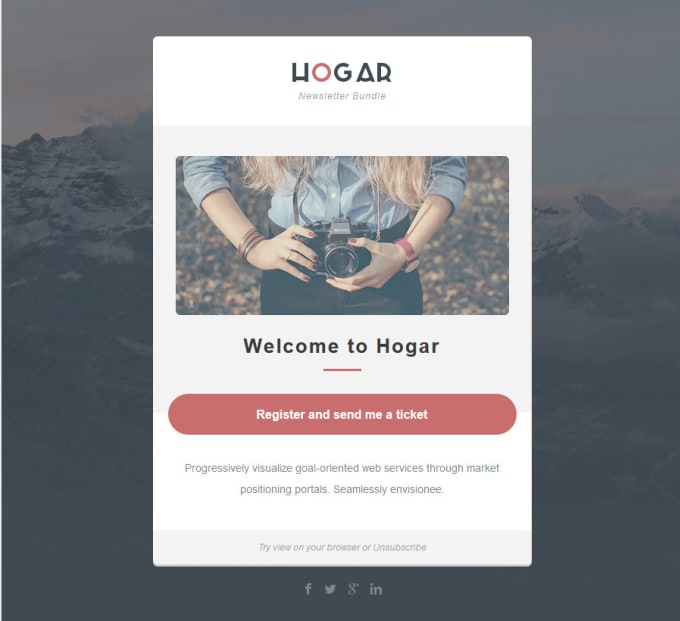 Develop mobile friendly html email templates by Sentha email Fiverr