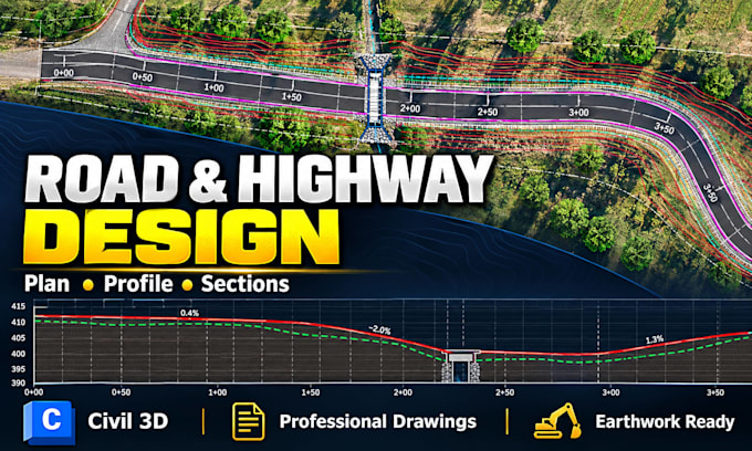design roads and highways using autocad civil 3d