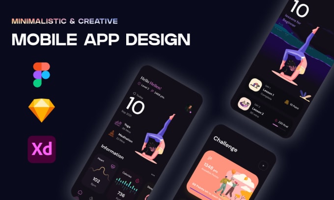 Mobile app design, ui ux design, app ui ux design, ux design by ...