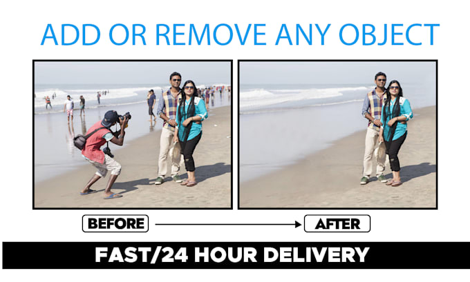 Do add or remove people, objects, or any photoshop editing by ...