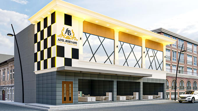 do exterior design, 3d rendering and modeling of your house, commercial building