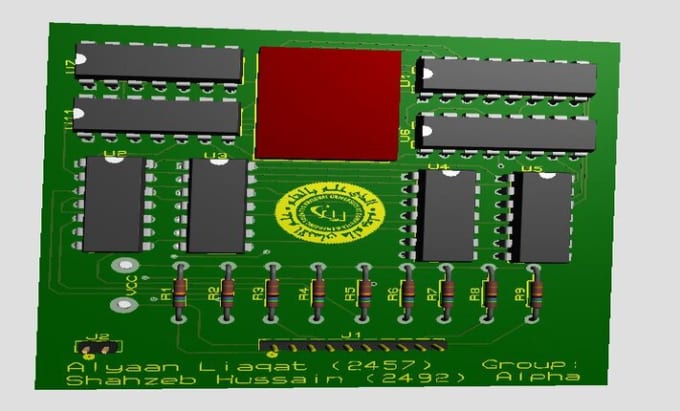 Create proteus circuit, simulation and pcb design by Alyaanch Circuit Diagram