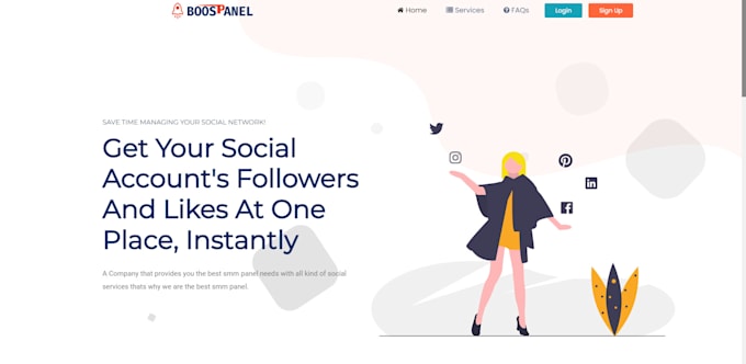 deliver automated SMM website that generates money daily
