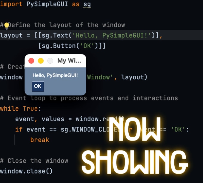 Create a gui in python ranging from basic to complex by Leopython | Fiverr