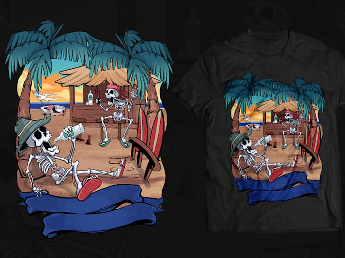 design sick custom t shirts for your brand and band merch