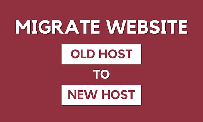 do wordpress backup, migration, clone, or transfer the website to a new host