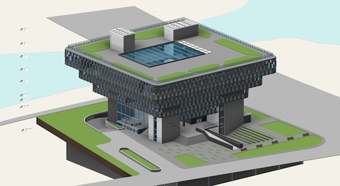 create 3d bim model and working drawings in autodesk revit