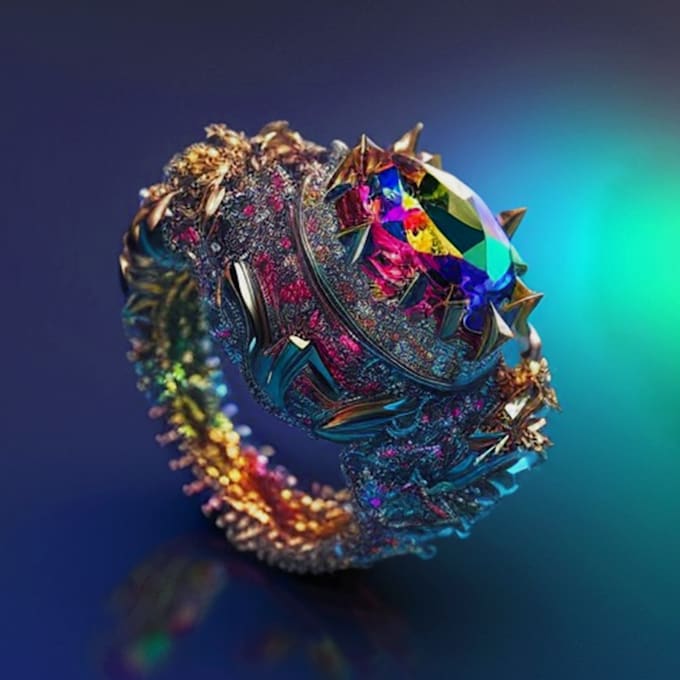 create jewelry design, jewelry rendering and animation