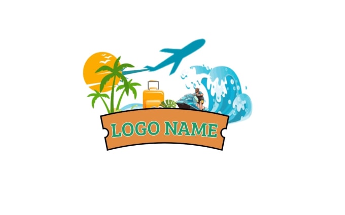 A awesome travel and hotel logo within high quality design