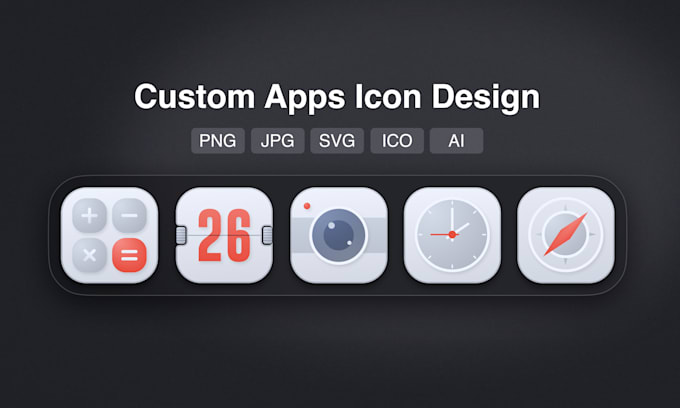 design custom icons for websites and apps