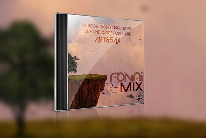 design your album cover with 3d art