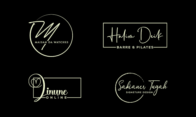 do hand writing, unique, cursive, and luxury, autograph logo