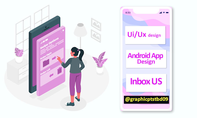 Provide ui ux design android app design mobile app design by ...