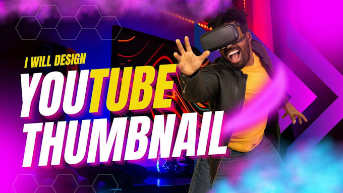 design amazing youtube thumbnail