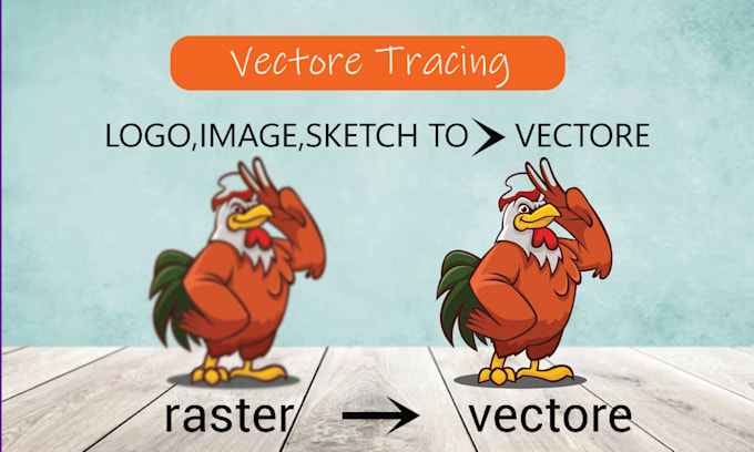 Vectorize, redraw, vector trace, convert image to vector by Mitu019 ...