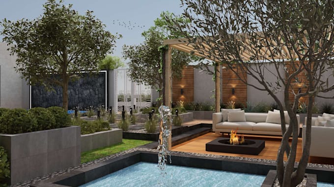 do backyard landscape design, pool patio, landscape garden design