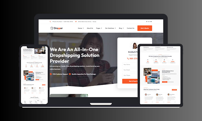 expert shopify developer for professional dropshipping store or shopify website