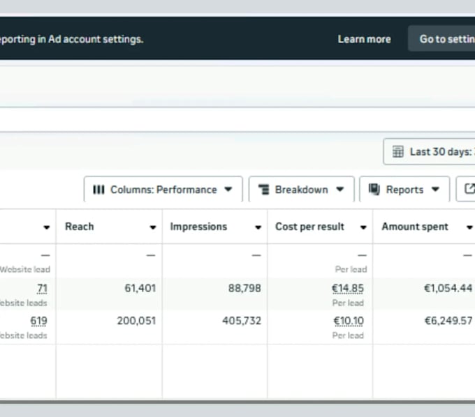 be your facebook and instagram ads manager and marketing expert