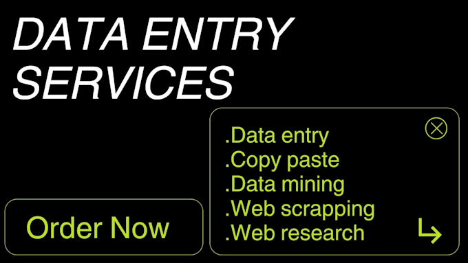 do accurate data entry, web research, typing and  copy paste