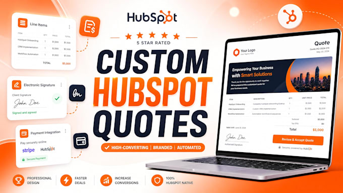 develop a hubspot custom quote template
