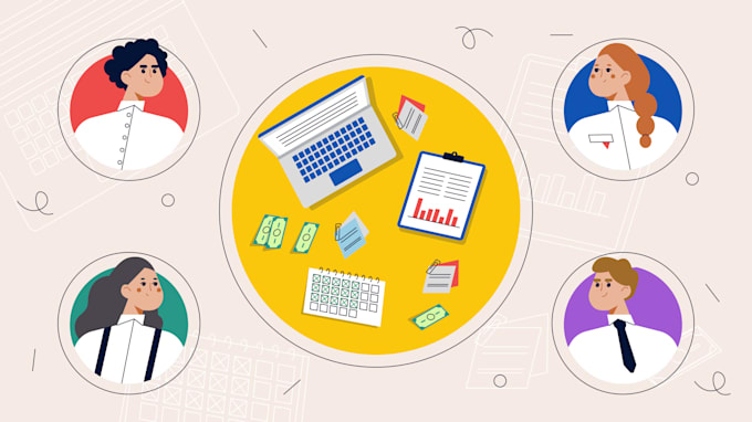 create flat vector illustrations for saas, websites and apps