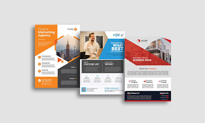 create great flyer or one pager designs