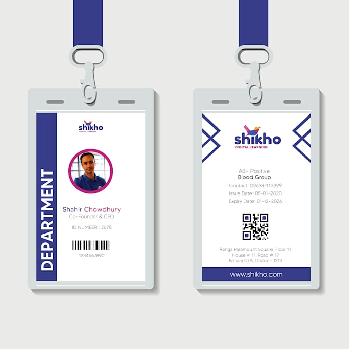 do professional business card, id card and letterhead design