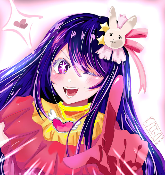 draw anime according to customer requests