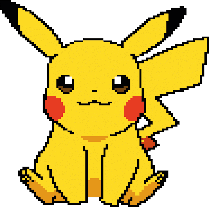 create custom 120x120 grid pixel art vectors for you