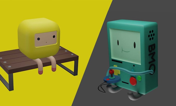 create 3d props, models, assets for your game or project