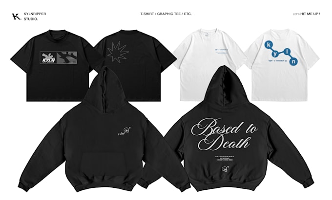 design custom apparel including tshirt, hoodie and merch