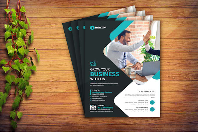 provide professional modern business flyer design services