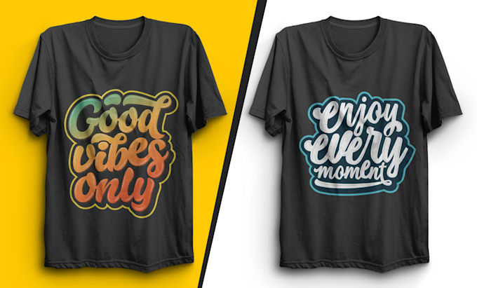create custom typography t shirt font logo and text design
