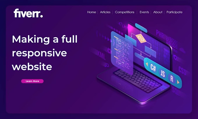 Create responsive web designs for modern businesses by Ywezwe | Fiverr