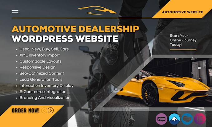 build a perfect automotive car dealership website, wordpress website design